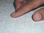 Blindenschrift lesen