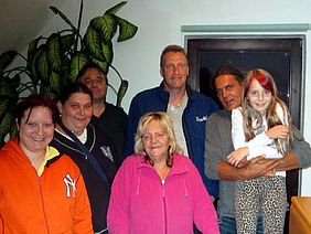 Die Übersiedlung von Frau Rosemarie P. mit den Helfern des ÜRUV.